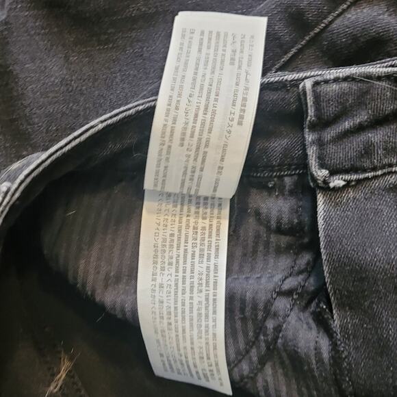 HOLLISTER Womens Ultra High Rise Super Skinny Jeans Black Sz 1L Long 30" Inseam - Picture 9 of 10